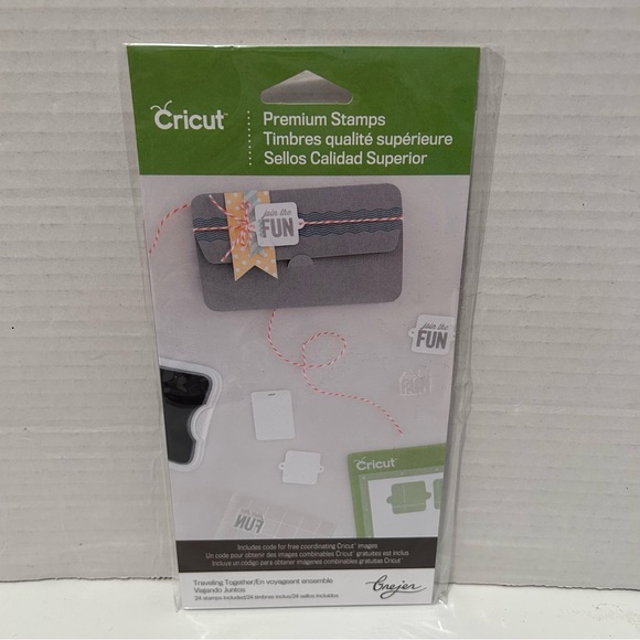Cricut Premium Stamps - TRAVELING TOGETHER 24 pcs - Picture 2 of 7
